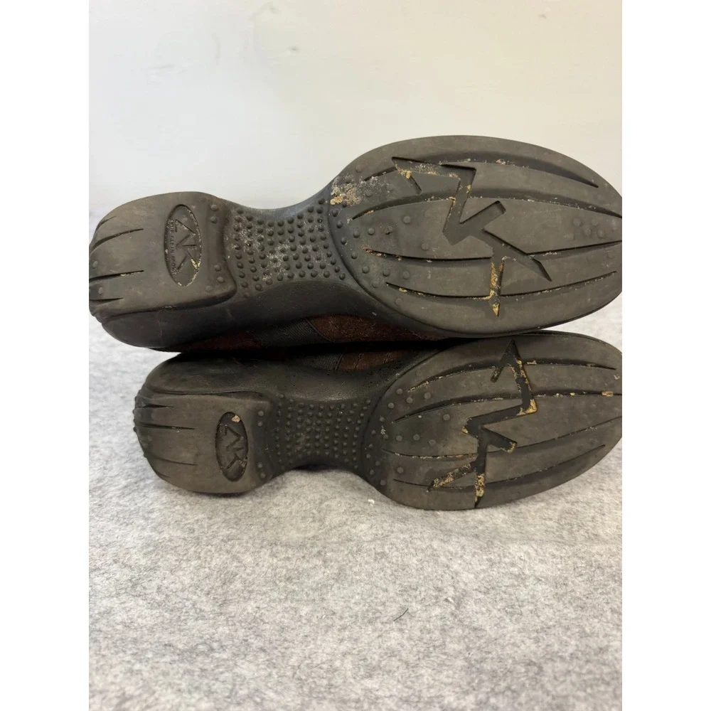 Anne Klein Sport‎ Brown Suede Slip-on Mules Women's Size 8.5